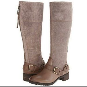Naturalizer Taupe Macnair leather boots